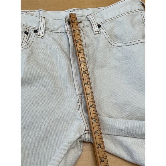 Levi’s Gay Pride Shorts Button Fly Stitching & Embellished Off-white 31” - Picture 9 of 16